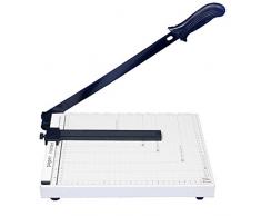 Métal Papier A4 Machine de Coupe-papier Cutter,Massicot Base,A4 Coupe-papier Cutter,Pour Home Office, Blanc