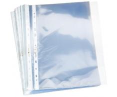 Hetzel Pack de 100 Pochette Plastique A4 Transparente, 22464490