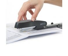 Rapesco Manta Ray Long Bras - Agrafeuse Long bras pour brochures - 300mm 20 Feuilles - Noire