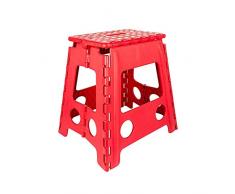 Invero Grand marchepied Pliable Pliable et Robuste Idéal pour Toutes Les Maisons, Cuisine, Salle de Bain, garages, Bricolage et Plus – L 29 x l 21 x H 39 cm