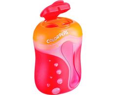 Maped 043110 Taille-crayons avec 2 Trous Color'Peps avec Réservoir et Capuchon de Protection - Vendu à l'unité Coloris aléatoire