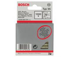 Bosch 1609200374 Agrafe à dos étroit Type 55 résinée 6 x 1,08 x 23 mm 1000 pièces