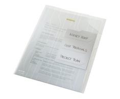 Leitz 47290003 - Sachet de 3 Chemises à Onglets A4 - Transparent Grainé