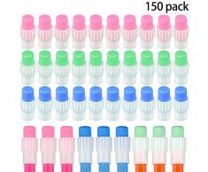Gommes à Effacer Gommes à Crayons Crayons Effaceurs avec Capsules de Gomme en Plastique pour Gamins, Fournitures Scolaires, Couleurs Assorties (50 Ensembles)