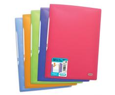 Elba StandUp Protège-documents en polypropylène 100 vues A4 Couleurs Assorties