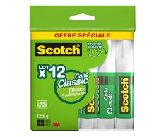 Scotch Lot de 12 Bâtons de colle 8 g