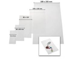 Sachets pour bijoux ou pochette plastique zip - Format 120 x 170 mm / Lot de 100