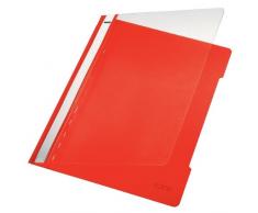 Leitz Clr Frnt 277606 Lot de 25 protège-documents semi-rigide A4 rouge