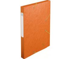 Boite de classement livree a plat cartobox dos 25mm carte lustree nature future