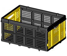 Stanley SXWTD-FT505 Panier Pliable Pliable-25 KG, Noir/Jaune