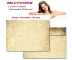 Enveloppes de motif Histoire, VIEUX PAPIER 10 enveloppes DIN C6 (162x114 mm) | Paper-Media