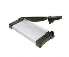 Genie GA-42 Massicot à levier Format A4 / Cisaille personnelle 6 feuilles / argent/noir