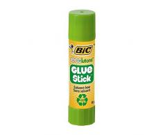 BIC ECOlutions Bâtons de Colle Blanche - 8 g, Boîte de 30