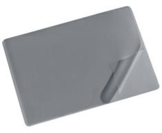 Durable 720210 Sous-main avec Rabat Transparent Format Bureau 53 x 40 cm Gris