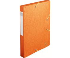 Boite de classement livree a plat cartobox dos 40mm carte lustree nature future