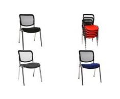 Topstar chaise visiteur "NET Point Visit chrom",marron foncé