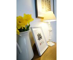 Calligraphie chinoise "Joyeux" - 100% fait main façon traditionnelle - Cadré décoration murale ou bureau