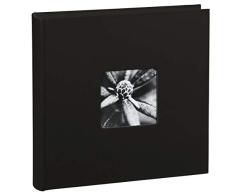 Hama Album Photo Fine Art (format 30 x 30 cm, 100 pages noires, sans spirale) Noir
