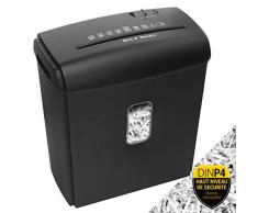 Waytex Destructeur de Documents coupe Croisée 8 Feuilles bac 15 litres