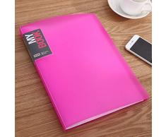 Toolstar Protège-cahier transparent pour documents de format A4, transparent