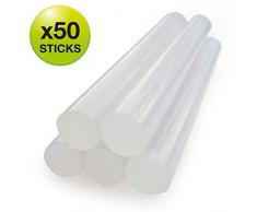 Rapesco Batons de Colle Type H Extra Longs 150 x 7 mm (Lot de 50)