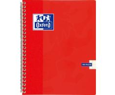 Cambridge Cahier à spirale 17x22 100 pages grands carreaux seyes oxford