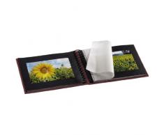 Hama Album Photo Fine Art (format 24 x 17 cm, 50 pages noires, Ã spirale) Bordeaux