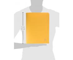 Exacompta 85109E Protège-documents en polypro 200 vues 24 x 32 cm Jaune