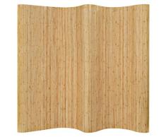 vidaXL Cloison de Séparation Bambou Naturel Séparateur de Pièces Paravent