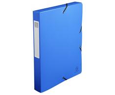 EXACOMPTA 5970E Boite de Classement Exabox Dos 40mm polypropylène 7/10e OPAK - A4 Couleurs aléatoires