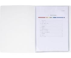 Exacompta Kreacover 58109E Porte-vues rigide A4 20 vues Blanc