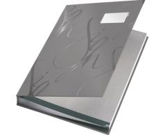 Leitz Parapheur Design avec 18 Onglets Cartonnés, A4, Gris, 57450085