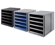 HAN 14018-13 SCHRANK-SET KARMA Module de classement 5 tiroirs Noir écologique