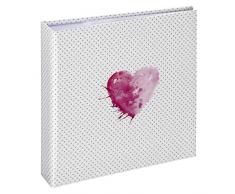Hama Album Mémo, pour 200 Photos au Format 10 x 15 cm, Rose