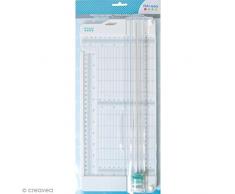 Massicot grand format - Règle rétractable - 31 x 39 cm