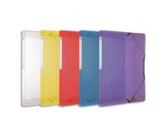 Elba 16784 Boîte Classement Polypropylène Hawaï 240 x 320mm Plastique Translucide