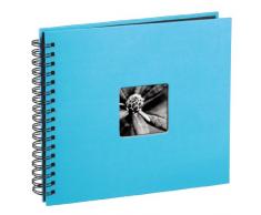 Hama Album Photo Fine Art (format 28 x 24 cm, 50 pages noires, à spirale) Turquoise