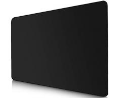 Sidorenko Tapis de Souris - 280 x 200 x 2mm - Mouse Pad - Surface spéciale améliore la Vitesse et la précision I Base en Caoutchouc Antidérapant Surface I Noir
