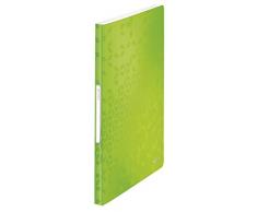 Leitz Reliure Protège-documents WOW A4 PP, 40 pochettes, Vert