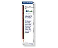 Staedtler 110-2H Crayon a papier Graphite Lot de 12