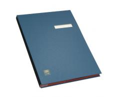 Elba Parapheur Dos En Toile Extensible Bleu (41403 Bl)