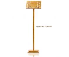 yjtypj Pupitre Musique, Support De Musique en Bambou Ascenseur Portable Support De Musique Bambou en Bois Massif Professionnel Vertical Guzheng Support De Guitare Violon