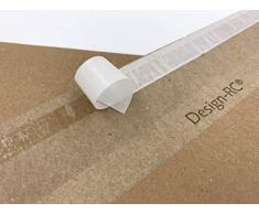 50 Enveloppes, design RC®, papier de recyclé, 229 x 114 mm (C6/5) avec bande adhésive, enveloppes sans fenêtre