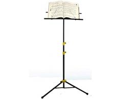 JN Lutrin Orchestra Lutrin de Professionnel Hauteur réglable Pliable Compact et léger for la Performance instrumentale, avec Sac de Transport 1211 lutrin Pliable