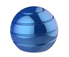 CaLeQi Desktop Transfer Transfer Gyro Alliage d'aluminium Kinetic Bureau Jouet Soulagement du Stress Bureau Exécutif Gadgets Balle en métal Démontage Complet Rotary Decompression Toy
