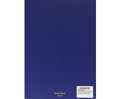 Classeur philatelique a feuilles fixes, 64 pages noires, A4, Leuchtturm, couverture bleue