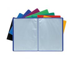 EXACOMPTA Lot de 15 Protège-documents A4 30 pochettes 60 Vues Coloris Aléatoire