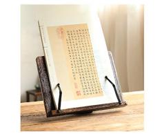 En Bois Massif 34cm * 22.5cm Multi-fonction Cadre De Lecture Recipe Portable Rack Pliant Lutrin