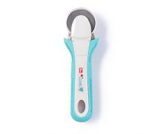 Prym Amour Cutter Rotatif, Bleu Clair/Blanc, 45 mm
