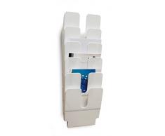 Durable 1700008 Flexiplus Présentoir Mural Composé de 6 Corbeilles Format A4 Portrait Coloris Blanc